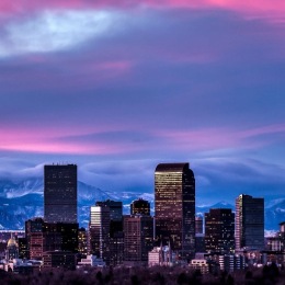 Close to the center of everything denver colorado skyline